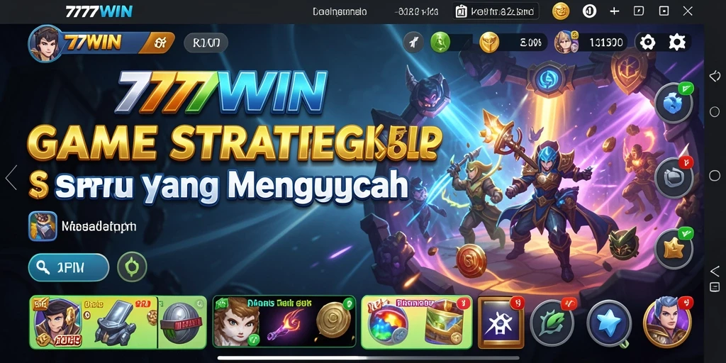 Tampilan gameplay menakjubkan dari 777WIN dengan aksi strategi yang mendebarkan.
