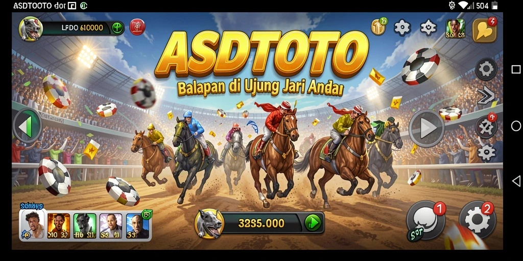 Gameplay seru ASDTOTO dalam aksi balapan penuh adrenalin.