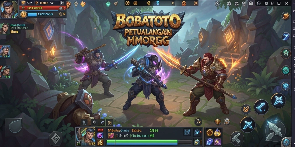 Gameplay seru BOBATOTO dalam dunia fantasi MMORPG.