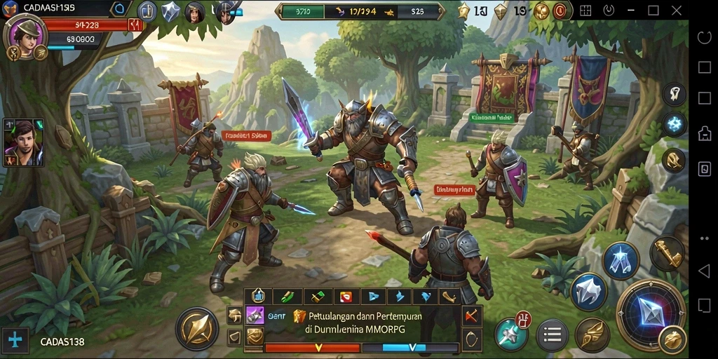 Tampilan gameplay CADAS138 yang memukau dan mendebarkan.