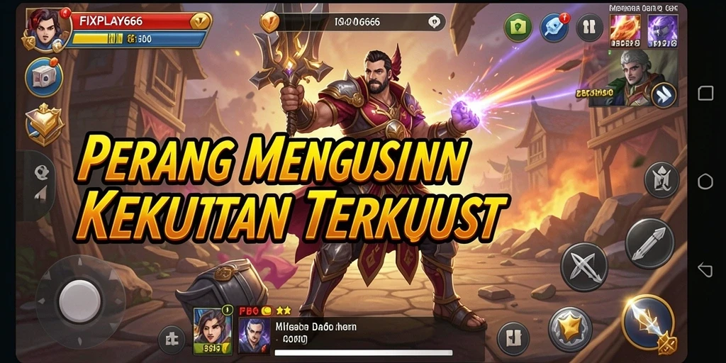 Tampilan gameplay FIXPLAY666 dengan aksi pertarungan seru dan grafis menawan.