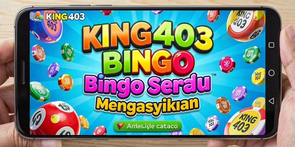 Tampilan aktif dari permainan Bingo KING403 yang penuh warna.