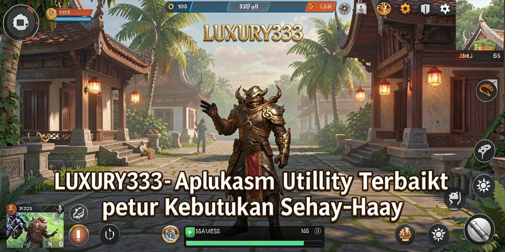 Tampilan antarmuka pengguna LUXURY333 yang bersih dan fungsional.