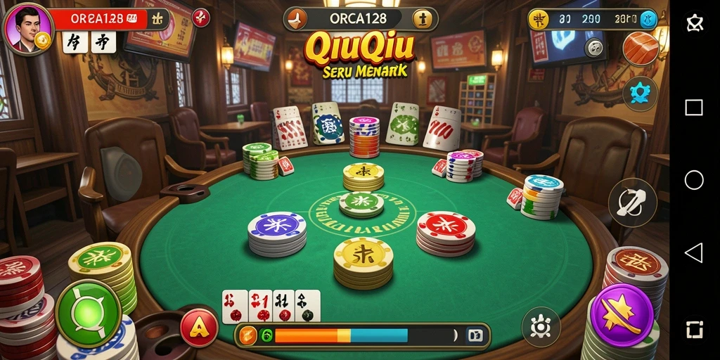 Screenshot gameplay QiuQiu yang menampilkan aksi seru.