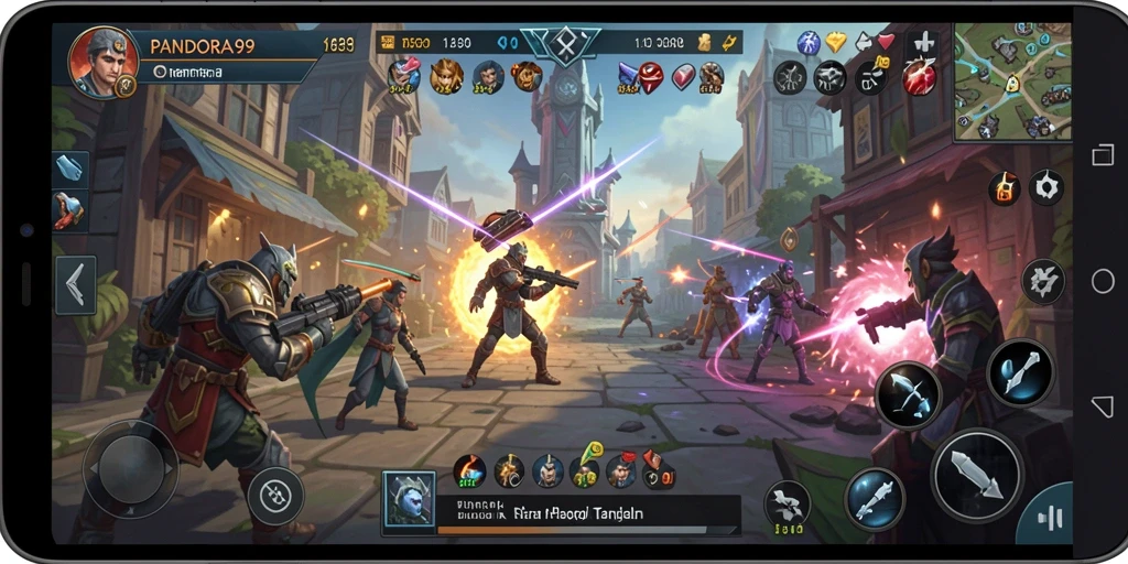 Tampilan gameplay PANDORA99 yang seru dan penuh strategi.