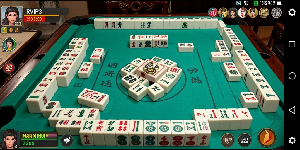 Tampilan berbeda dari gameplay Mahjong yang seru di RVIP3.