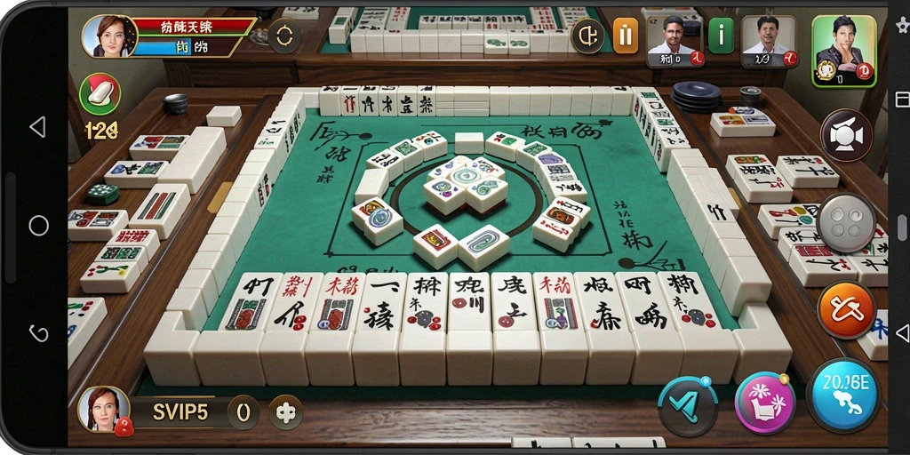 Tampilan screenshot <strong>SVIP5</strong> yang menampilkan gameplay Mahjong yang seru.