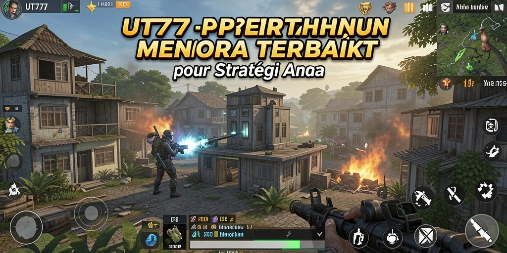 Tampilan gameplay UT77 dengan aksi Tower Defense yang seru.