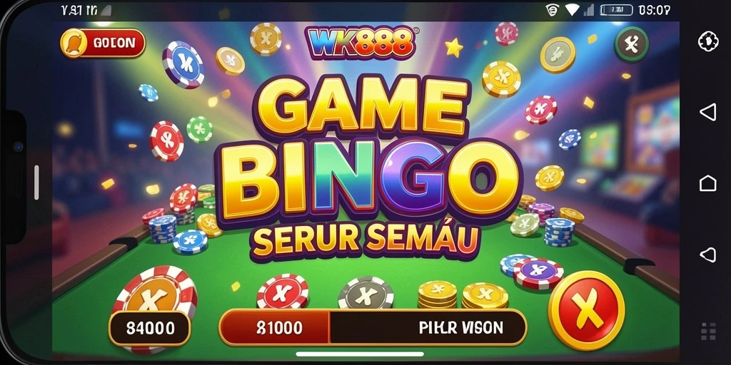 Tangkapan layar gameplay Bingo yang menarik dan interaktif di WK888.
