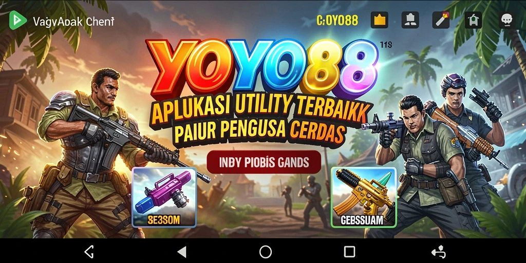 Tampilan antarmuka utama YOYO88 yang intuitif dan mudah digunakan.